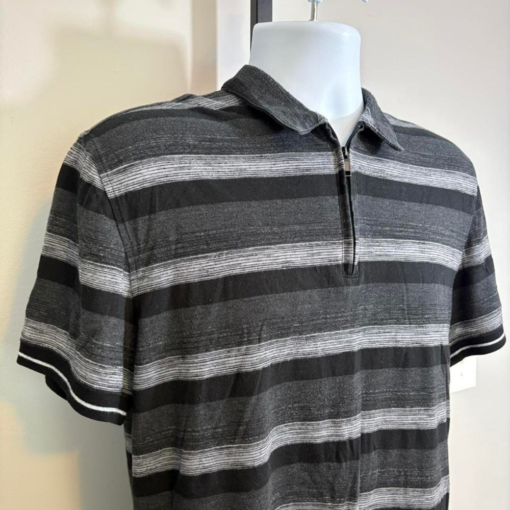 Alfani Black and grey striped short‎ - Picture 2 of 4